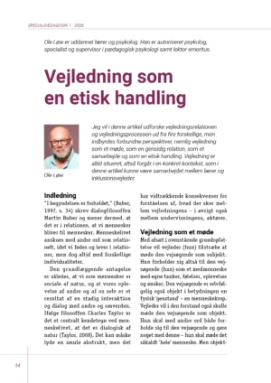 Fra nr 2026-1 Vejledning som en etisk handling