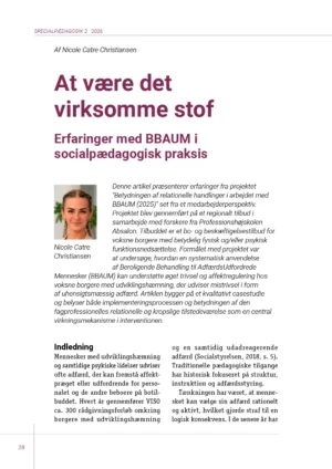Fra nr 2026-2 At være det virksomme stof